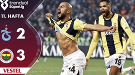 Super Ligi: Trabzonspor 2 - 3 Fenerbahce (2024-2025)