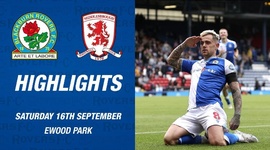 Championship: Blackburn 2 - 1 Middlesbrough (2023-2024)