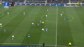 Ligue 1: Strasbourg vs PSG, Golo 1-2 Nuno Mendes (2025-2026)