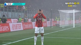 Serie A: Milan vs Empoli, Golo 1-0 Álvaro Morata (2024-2025)