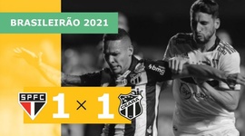 Brasileirão: São Paulo 1 - 1 Ceará (2021)