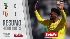 Liga Portugal Betclic: Farense 0 - 1 AVS SAD (2024-2025)