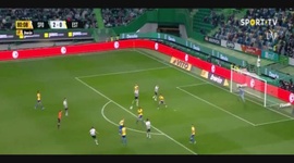 Liga Portugal Bwin: Sporting (3-0) Estoril, Golo Sarabia, 81m (2021-2022)