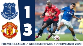 Premier League: Everton 1 - 3 Man Utd (2020-2021)