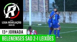 Liga Revelação: Belenenses SAD 2 - 1 Leixões (2019-2020)