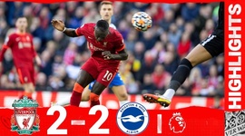 Premier League: Liverpool 2 - 2 Brighton (2021-2022)