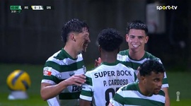 Liga Portugal 2 Meu Super: Paços Ferreira vs Sporting, Golo 0-3 Rodrigo Dias (g.p.) (2025-2026)