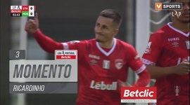 Liga Portugal Betclic: Santa Clara vs Moreirense, Jogada Ricardinho, 3' (2024-2025)