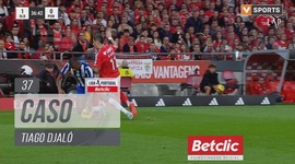 Liga Portugal Betclic: Benfica vs FC Porto, Caso Tiago Djaló, 37' (2024-2025)