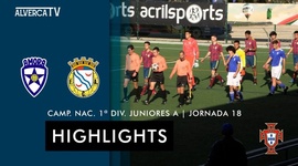 Juniores A S19 I Divisão: Amora 2 - 0 Alverca (2021-2022)