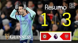 Premier League: Brentford 1 - 3 Arsenal (2024-2025)