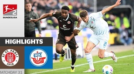 2. Bundesliga: FC St. Pauli 1 - 0 Hansa Rostock (2023-2024)