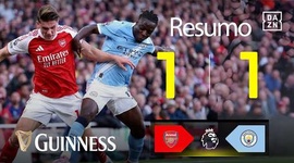 Premier League: Arsenal 1 - 1 Man City (2025-2026)