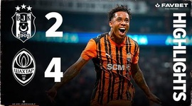 Liga Europa: Besiktas 2 - 4 Shakhtar (2025-2026)