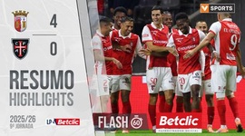 Liga Portugal Betclic: Sp. Braga 4 - 0 Casa Pia (2025-2026)