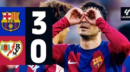 La Liga: Barcelona 3 - 0 Rayo Vallecano (2023-2024)