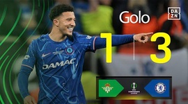 Liga Conferência Europa: Bétis vs Chelsea, Golo 1-3 Sancho (2024-2025)