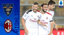 Serie A: Lecce 1 - 4 Milan (2019-2020)