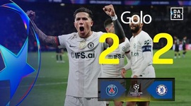 Liga Campeões: PSG vs Chelsea, Golo 2-2 Enzo Fernández (2025-2026)