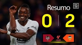 La Liga: Levante 0 - 2 Valência (2025-2026)