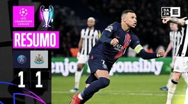 Liga Campeões: PSG 1 - 1 Newcastle (2023-2024)