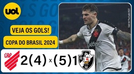 Copa do Brasil: Athletico-PR 4 - 5 g.p Vasco (2024)