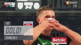Liga Portugal Betclic: V. Guimarães vs Sporting, Golo 1-2 Gyokeres (2024-2025)