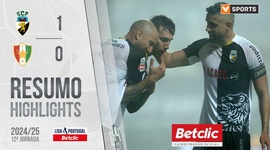 Liga Portugal Betclic: Farense 1 - 0 CF Estrela Amadora (2024-2025)