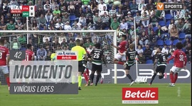 Liga Portugal Betclic: Santa Clara vs Sporting, Jogada Vinícius Lopes, 42' (2024-2025)