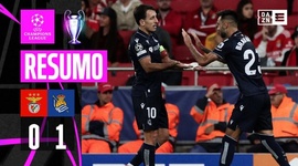 Liga Campeões: Benfica 0 - 1 Real Sociedad (2023-2024)