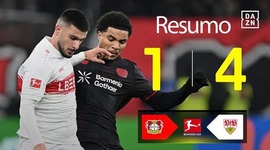 Bundesliga: Leverkusen 1 - 4 Estugarda (2025-2026)