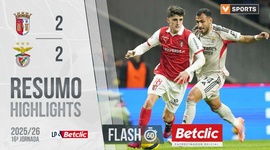 Liga Portugal Betclic: Sp. Braga 2 - 2 Benfica (2025-2026)