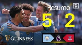 Premier League: Man City 5 - 2 Crystal Palace (2024-2025)