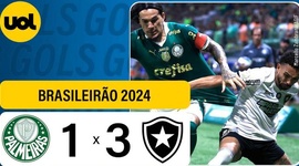 Brasileirão: Palmeiras 1 - 3 Botafogo (2024)