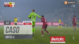 Liga Portugal Betclic: Arouca vs Gil Vicente, Caso Mboula, 44' (2024-2025)