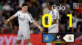 La Liga: Getafe vs Real Madrid, Golo 0-1 Arda Guler (2024-2025)