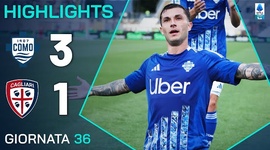 Serie A: Como 3 - 1 Cagliari (2024-2025)