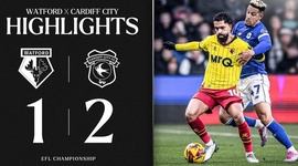 Championship: Watford 1 - 2 Cardiff City (2024-2025)