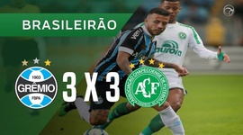 Brasileirão: Grêmio 3 - 3 Chapecoense (2019)