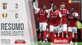 Liga Portugal Betclic: Sp. Braga 3 - 0 CF Estrela Amadora (2023-2024)