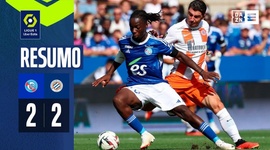 Ligue 1: Strasbourg 2 - 2 Montpellier (2023-2024)