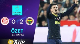 Super Ligi: Antalyaspor 0 - 2 Fenerbahce (2023-2024)