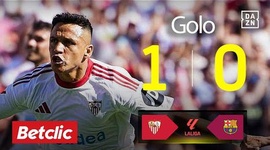 La Liga: Sevilla vs Barcelona, Golo 1-0 Alexis Sánchez (2025-2026)