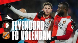 Eredivisie League: Feyenoord 2 - 1 FC Volendam (2022-2023)