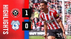 Championship: Sheffield Utd 1 - 0 Cardiff City (2021-2022)
