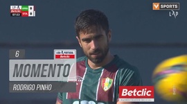 Liga Portugal Betclic: CF Estrela Amadora vs Santa Clara, Jogada Rodrigo Pinho, 6' (2024-2025)