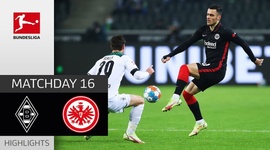 Bundesliga: Mönchengladbach 2 - 3 Frankfurt (2021-2022)