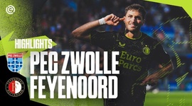 Eredivisie League: FC Zwolle 0 - 2 Feyenoord (2023-2024)