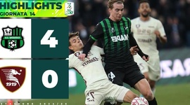 Serie B: Sassuolo 4 - 0 Salernitana (2024-2025)