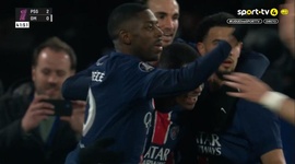 Ligue 1: PSG vs Marseille, Golo 2-0 Nuno Mendes (2024-2025)